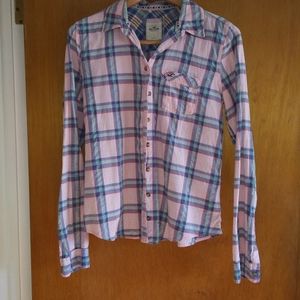 2 Jr's Large Flannel Shirts